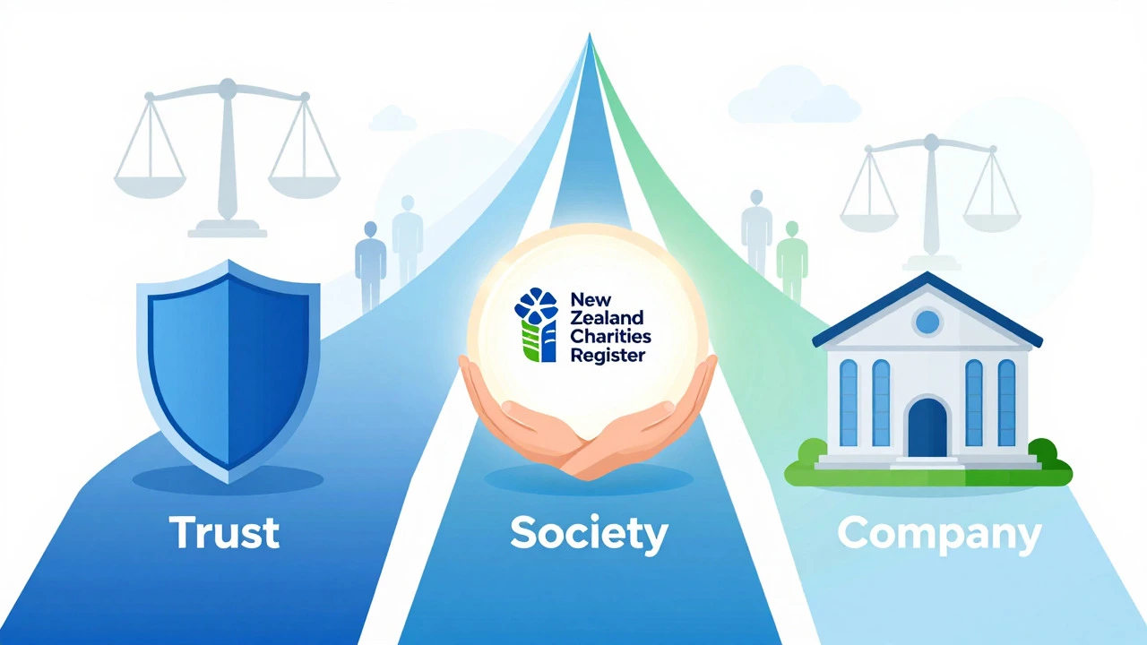 Visual guide to NZ charity legal structures